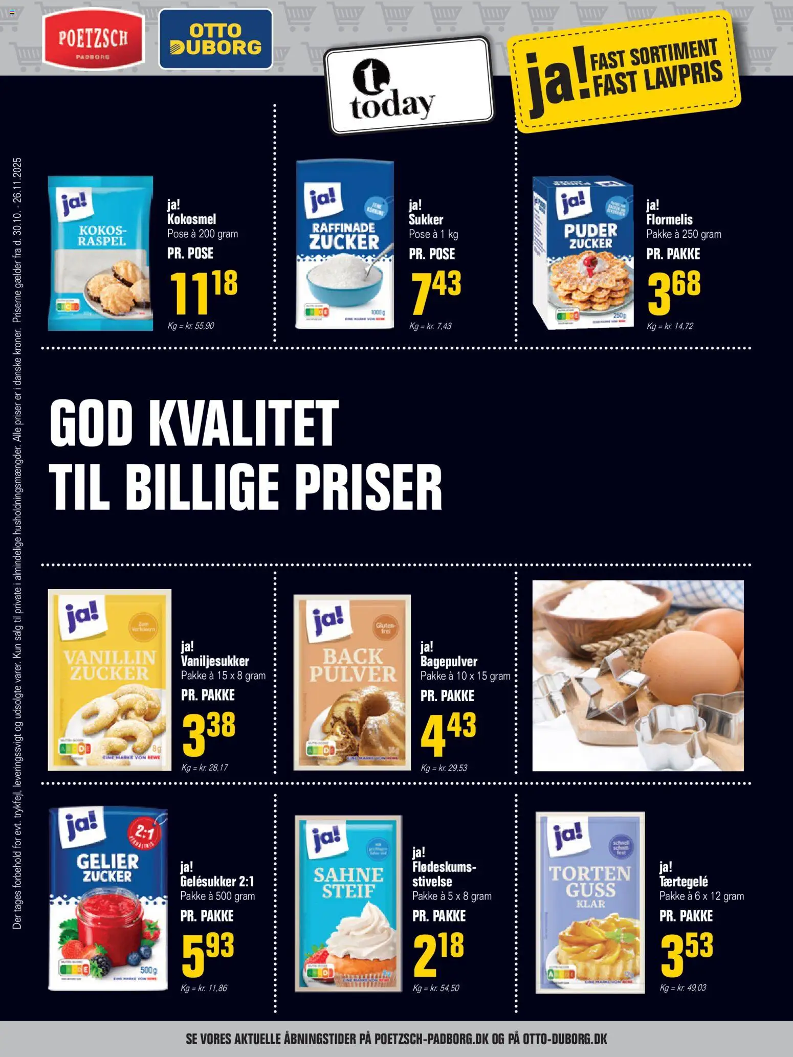 Poetzsch Padborg - Discountflyer - side 1- gyldig fra 30/10/2025