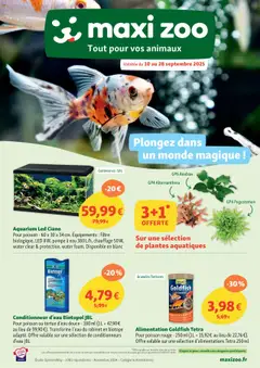 Aperçu Maxi ZOO catalogue valable à partir du 10/09/2025