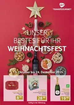 Vorschau Transgourmet Weihnachtskatalog 2025 gültig ab 13.10.2025
