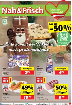 Vorschau Nah und Frisch Flugblatt gültig ab 12.11.2025