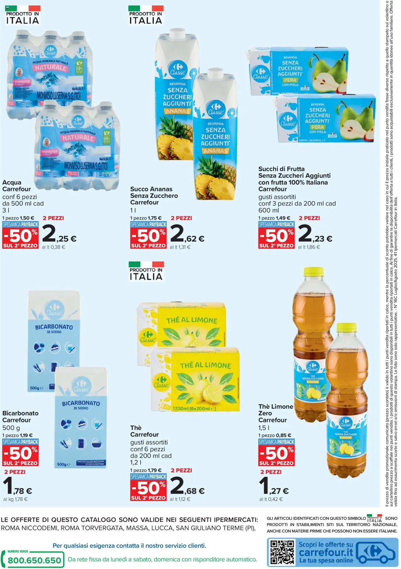 Carrefour	Iper Raddoppia & Risparmia catalogo - pagina 4 - valido dal 14/07/2025