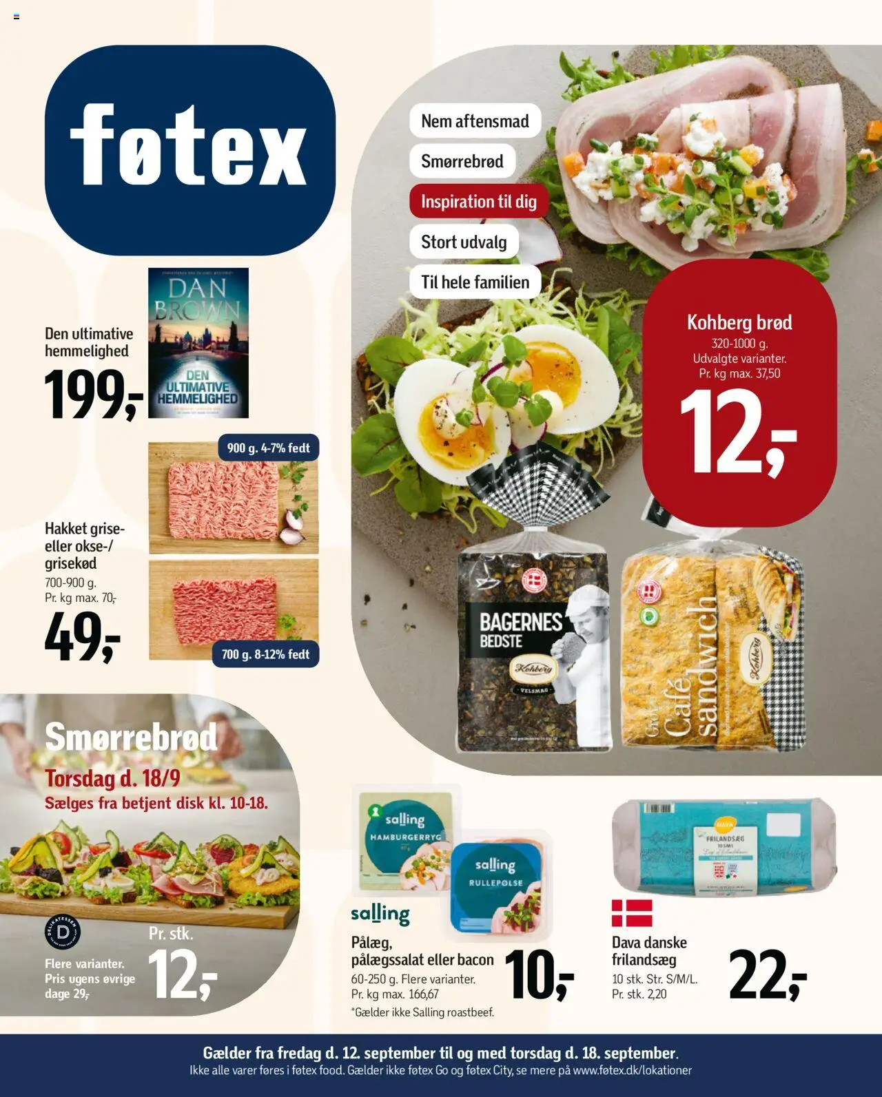 Føtex - Tilbudsavis - side 1- gyldig fra 12/09/2025
