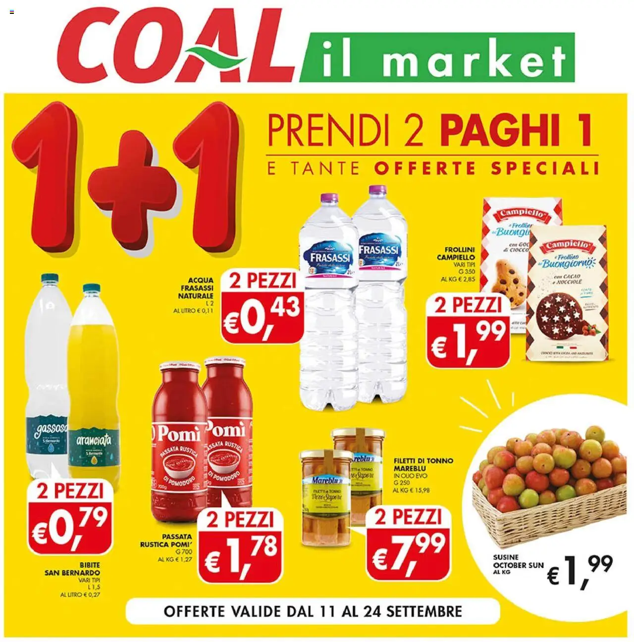 Volantino Coal - pagina 1 - valido dal 11/09/2025