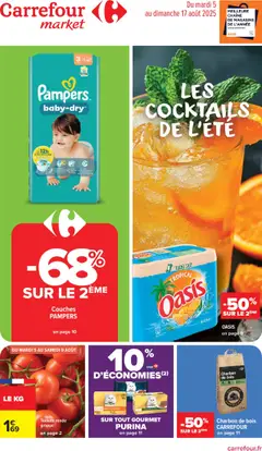 Aperçu Carrefour Market catalogue semaine 31 valable à partir du 05/08/2025