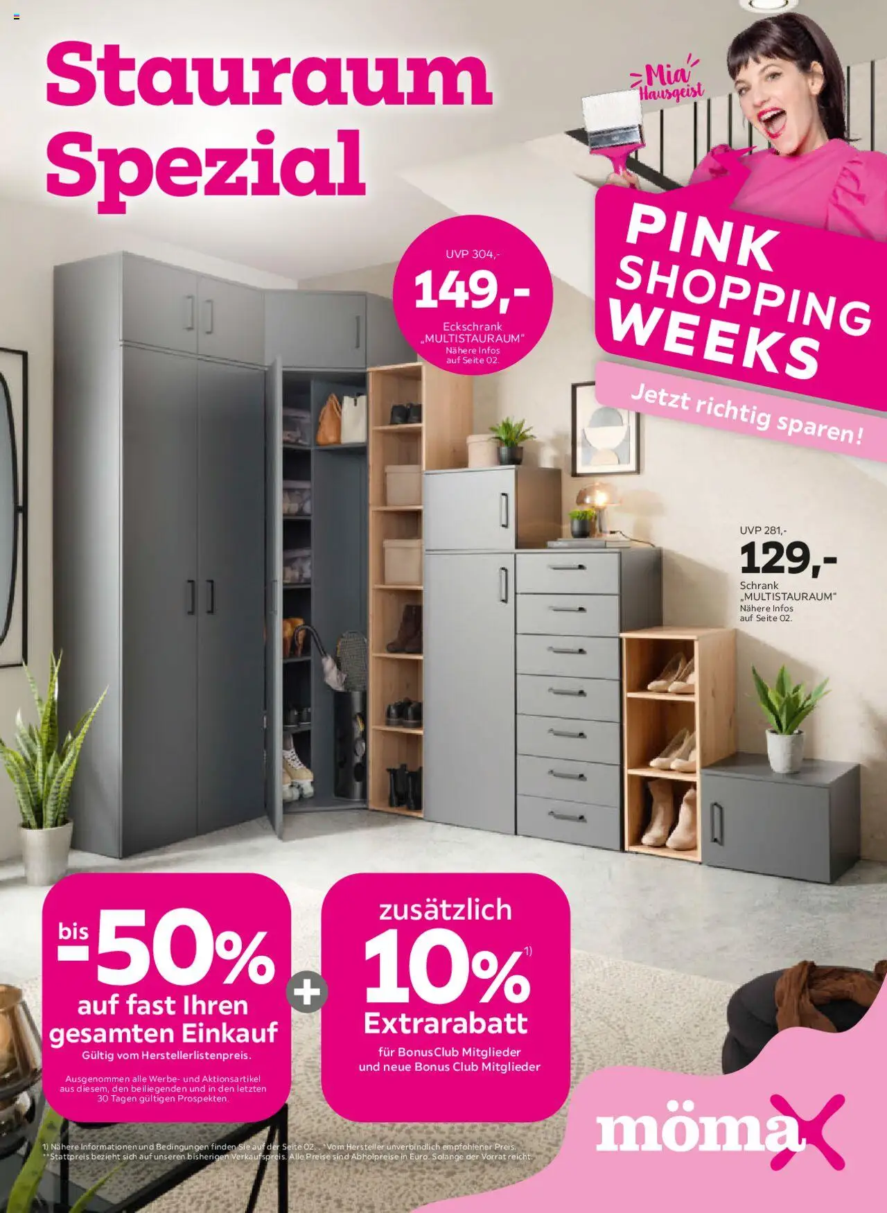 Mömax Stauraum Spezial - Seite 1- gültig ab 15.09.2025