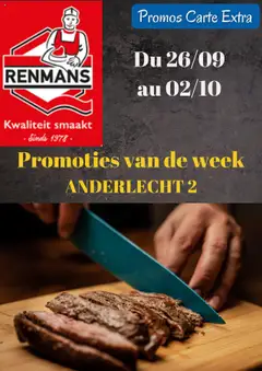 Renmans folder / publicité geldig vanaf 26/09/2025