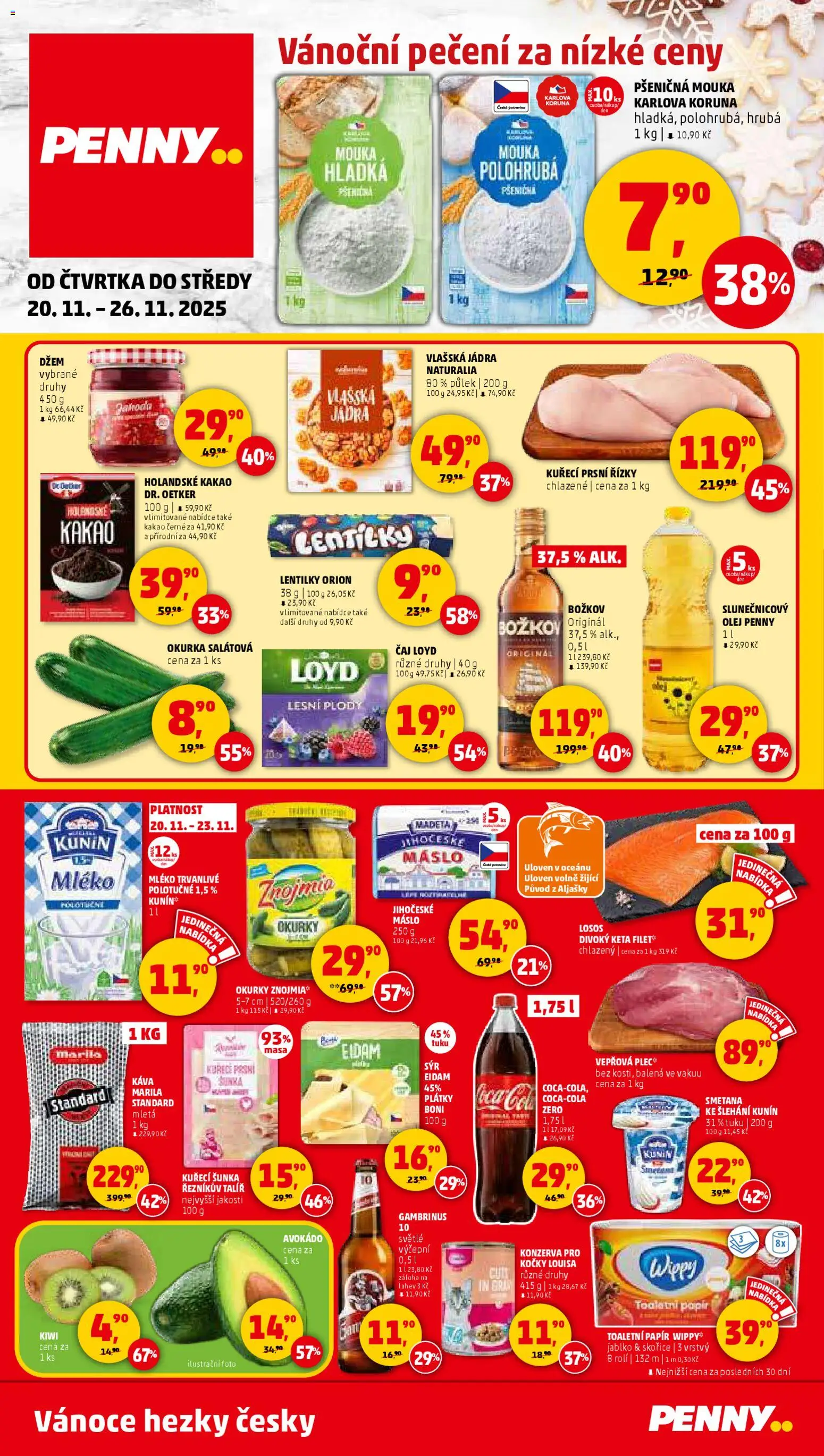 Penny Market leták - Čtvrtečník - strana 1- platný od 20.11.2025