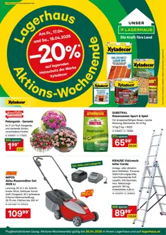 Vorschau Lagerhaus Flugblatt gültig ab 13.04.2026