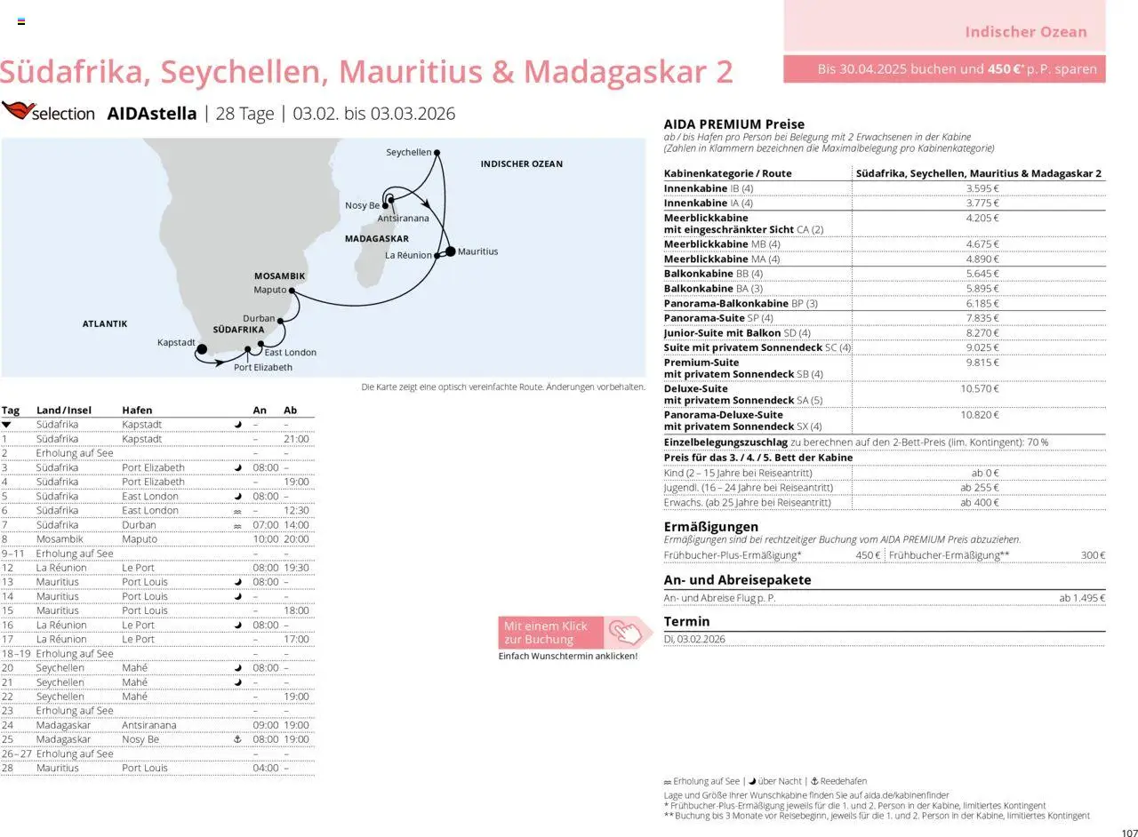 Aida Prospekt Winter 2025/26 - Seite 107 - gültig ab 01.10.2025