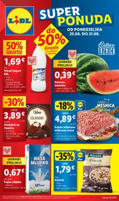 Lidl katalog od 25.08.2025