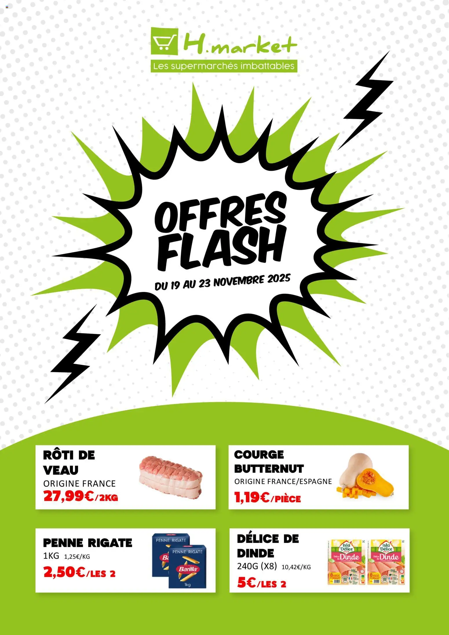 Hmarket catalogue - page 1 - valable à partir du 19/11/2025