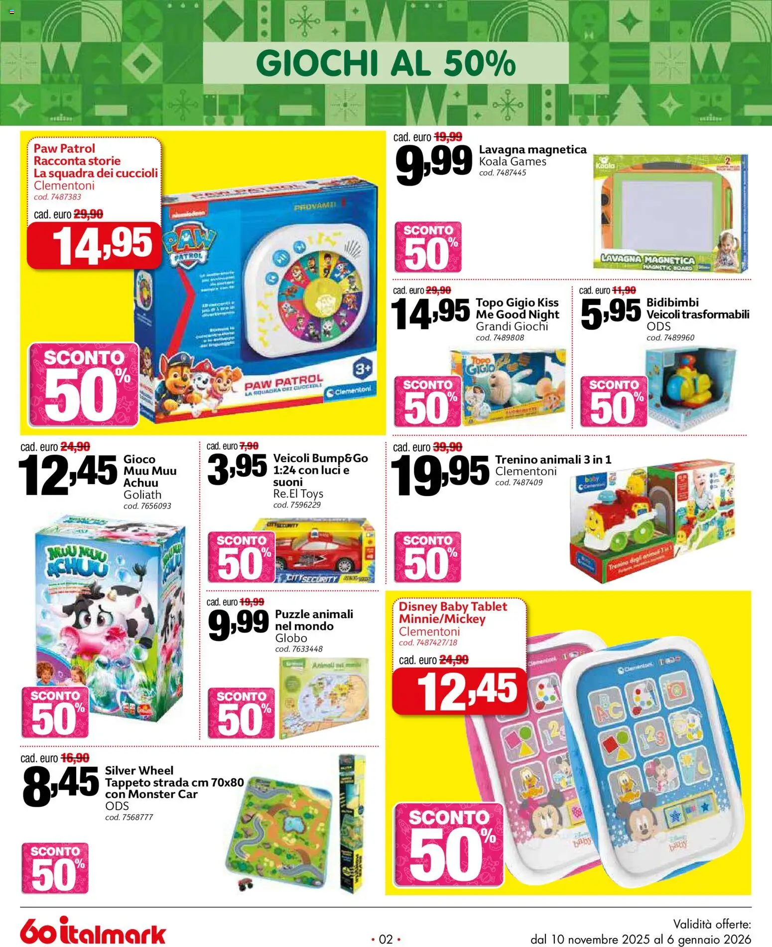 Italmark Giochi catalogo - pagina 2 - valido dal 10/11/2025