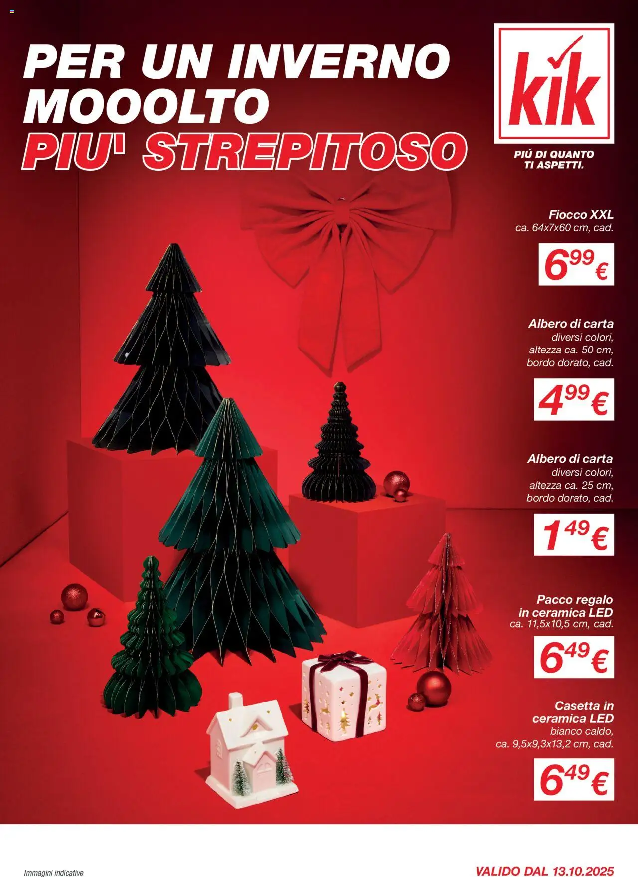 Volantino KiK	 - pagina 1 - valido dal 13/10/2025