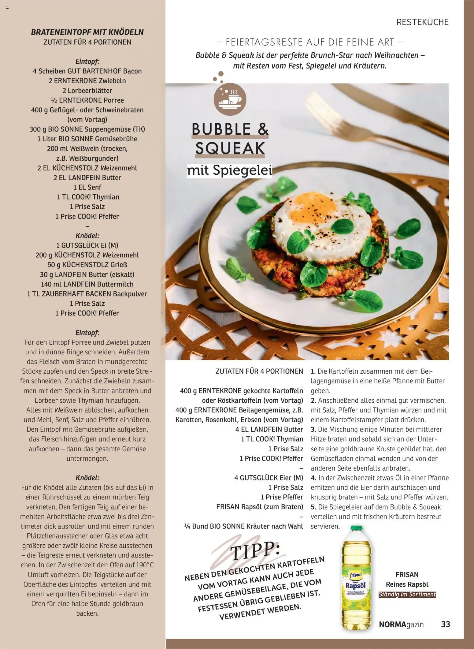 Norma NORMAgazin November/Dezember 2025 - Seite 33 - gültig ab 01.11.2025