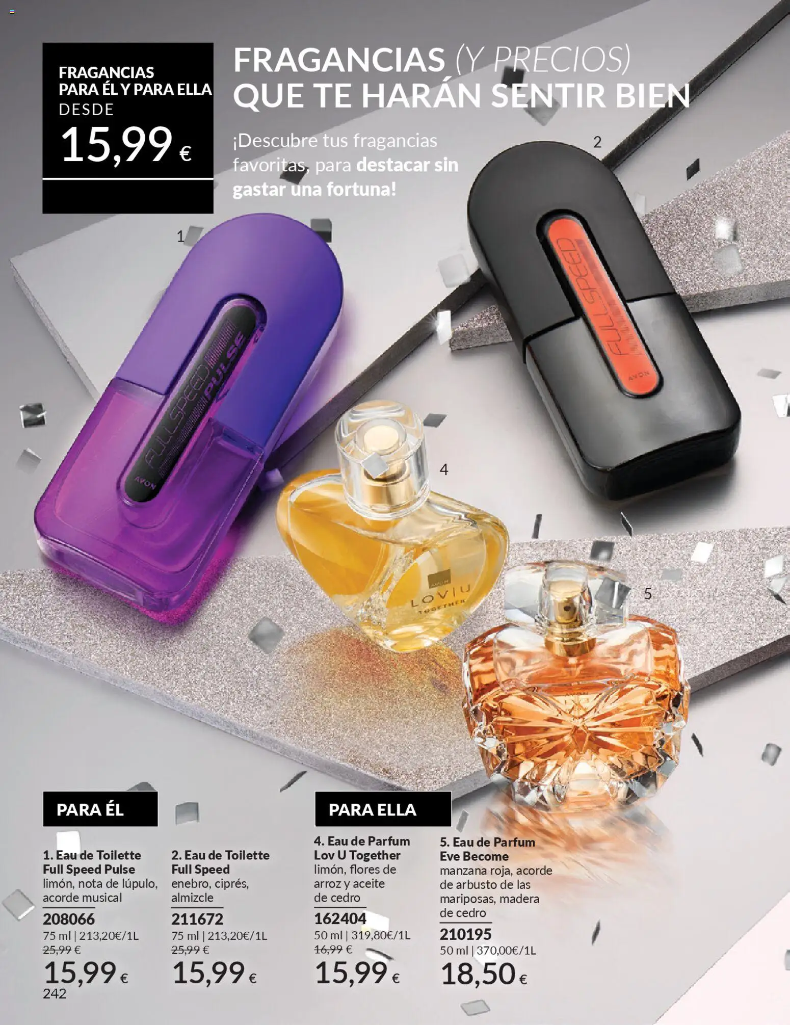 Catálogo AVON campaña 12 - Página de 242 - Válido desde 01/12/2025
