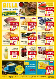 Billa leták platný od 23.07.2025
