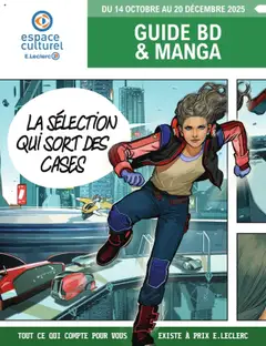 Aperçu E.Leclerc Guide BD & Manga valable à partir du 14/10/2025