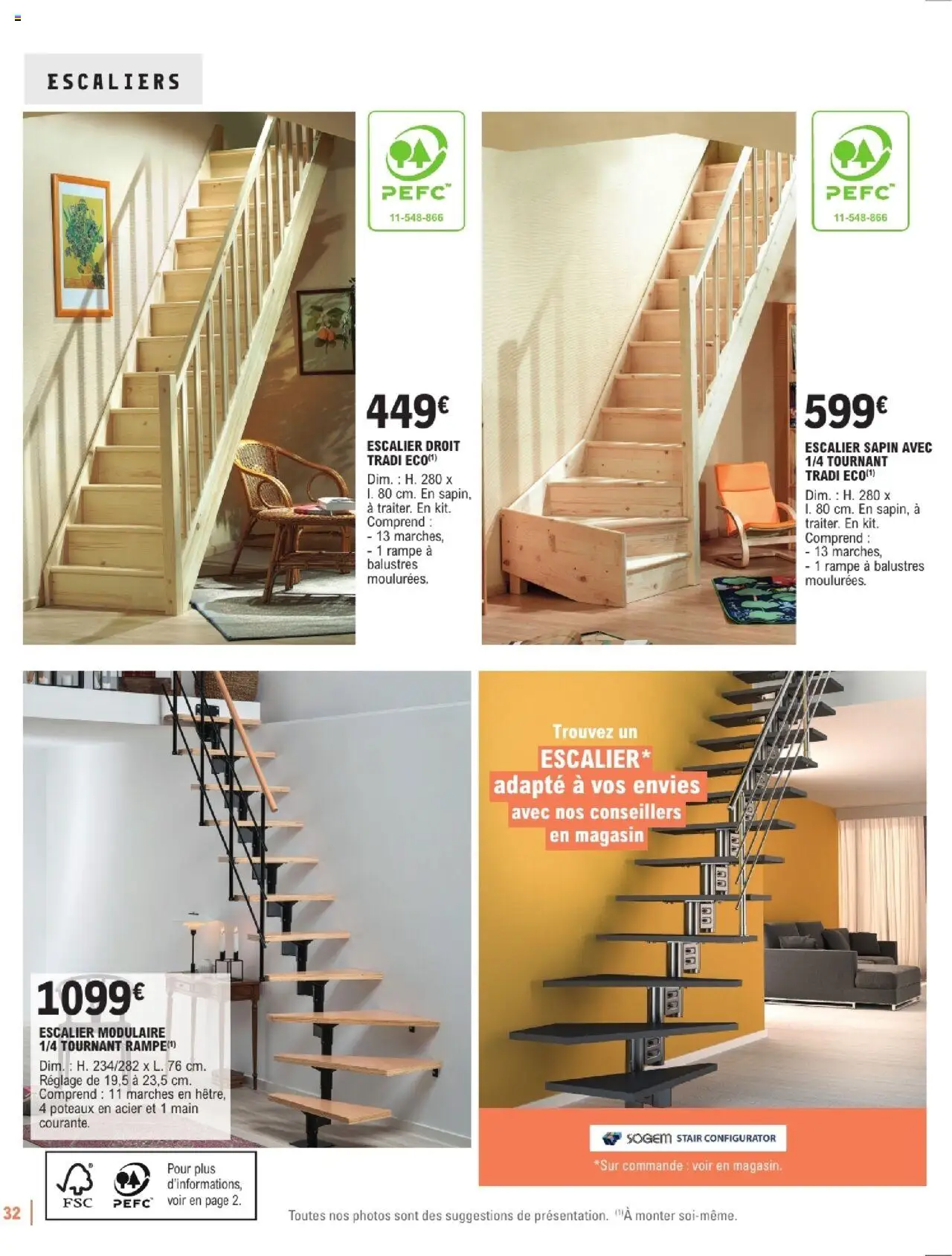 Brico E.Leclerc Guide aménagement intérieur - page 32 - valable à partir du 07/01/2025