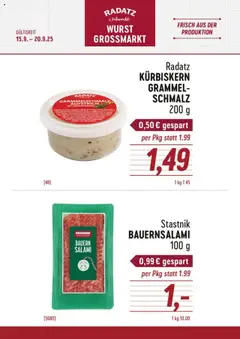 Vorschau Radatz Angebote 	 gültig ab 15.09.2025