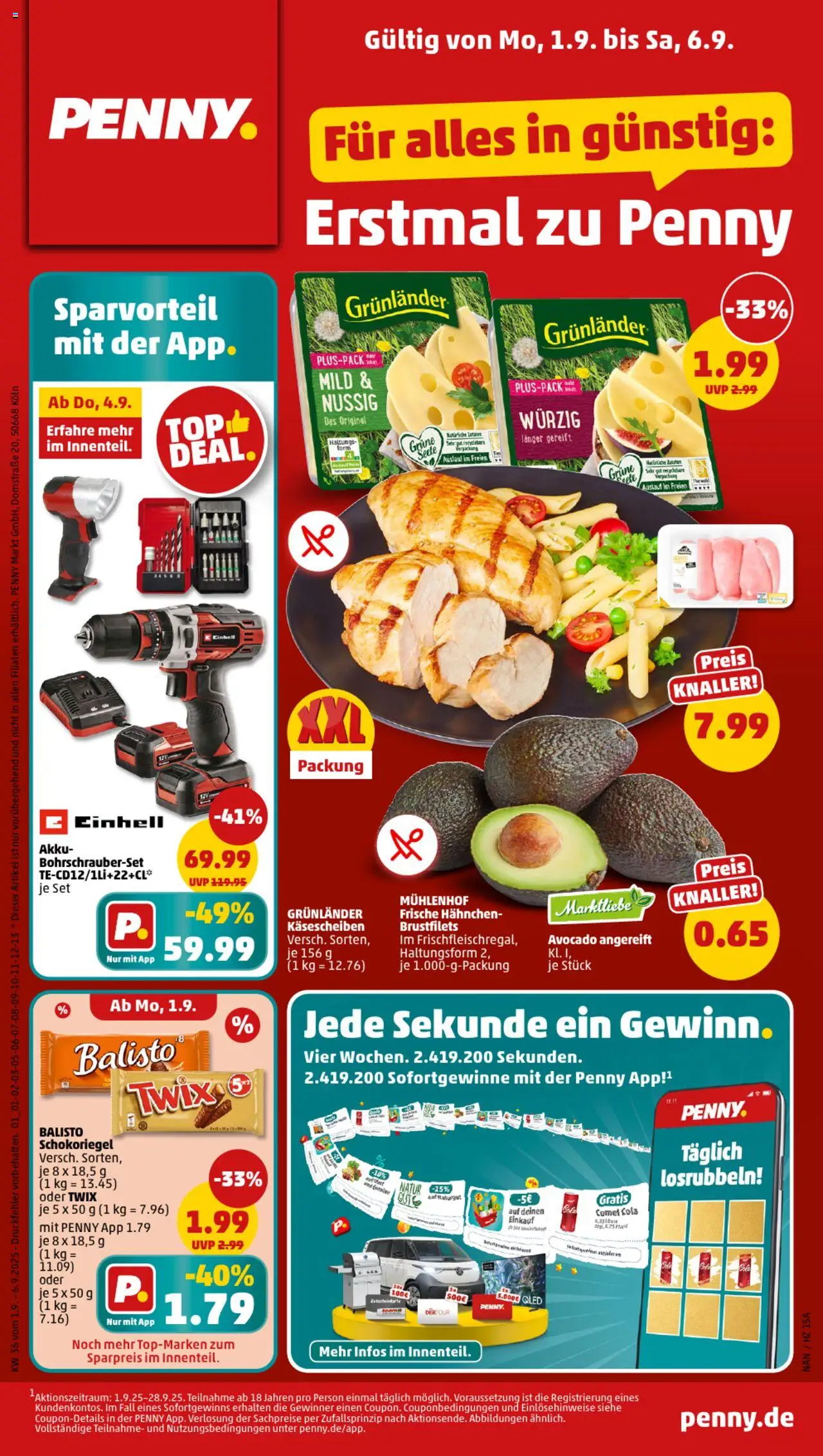 Penny Prospekt 	 - Seite 1 - gültig ab 01.09.2025