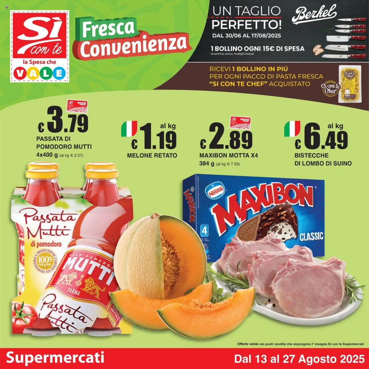 Volantino Sì con Te	 - pagina 1 - valido dal 13/08/2025