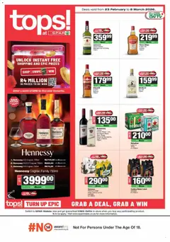 Preview Tops at Spar Specials valid from 23/02/2026