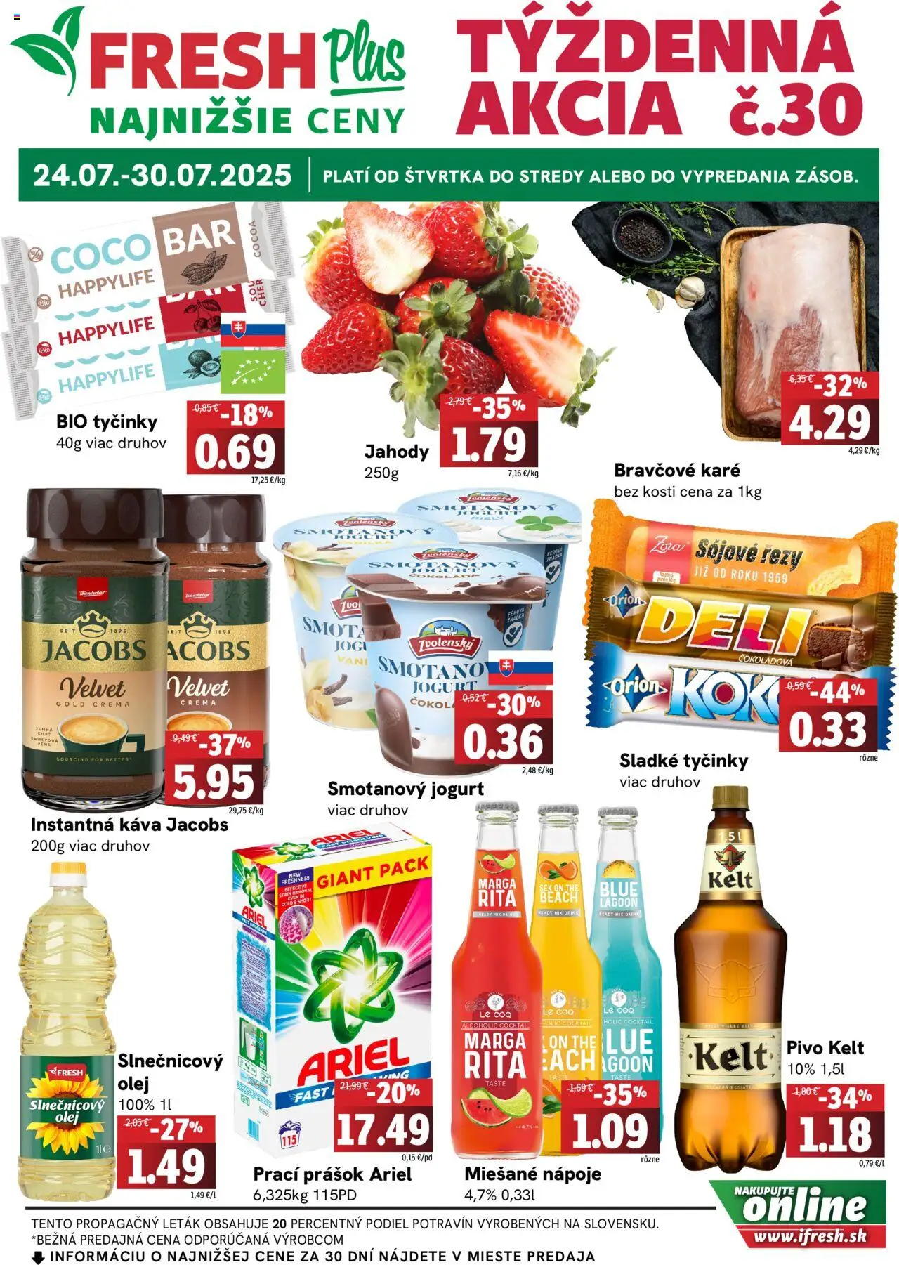 Fresh Leták - strana 1- platný od 24.07.2025