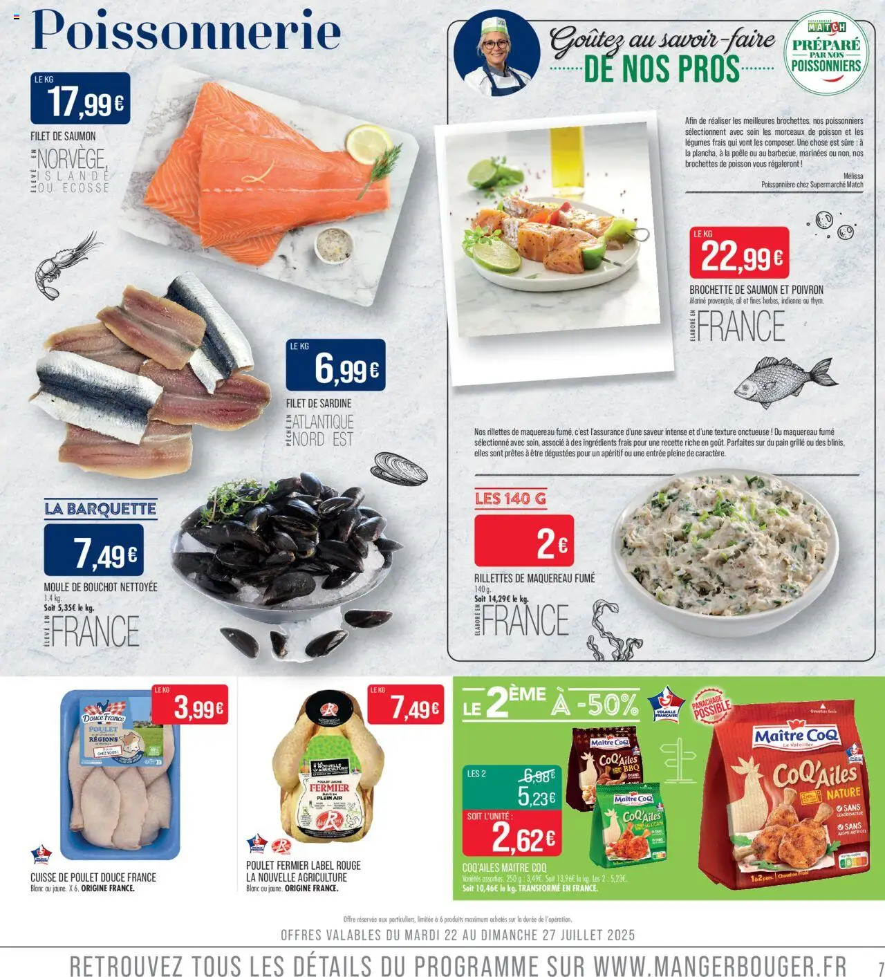Match Supermarché catalogue - page 7 - valable à partir du 22/07/2025