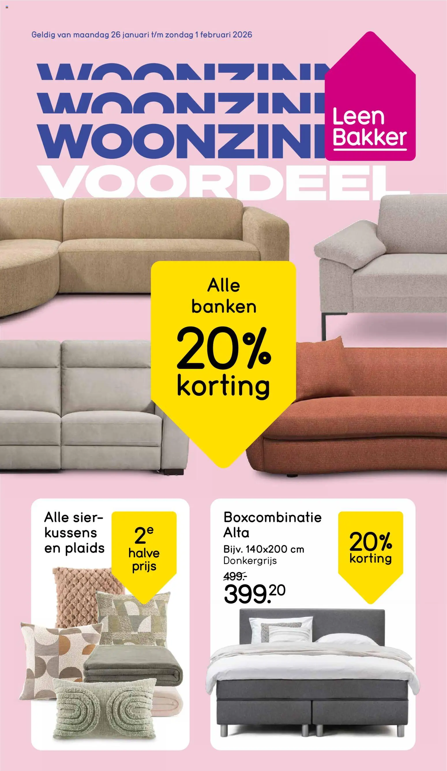 Leen Bakker - Folder - pagina 1- geldig vanaf 26-01-2026
