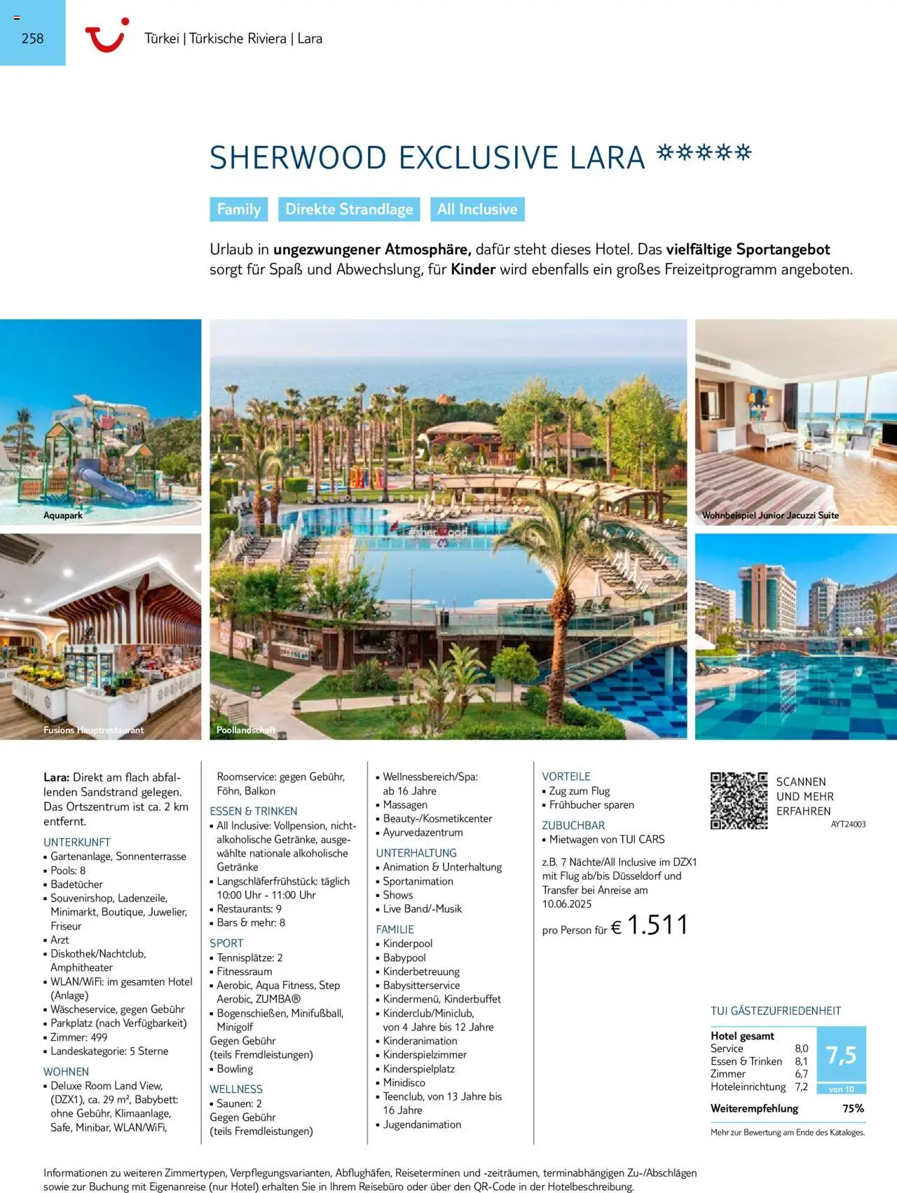 TUI  Südeuropa & Nordafrika 2025/26 - Seite 258 - gültig ab 01.01.2025