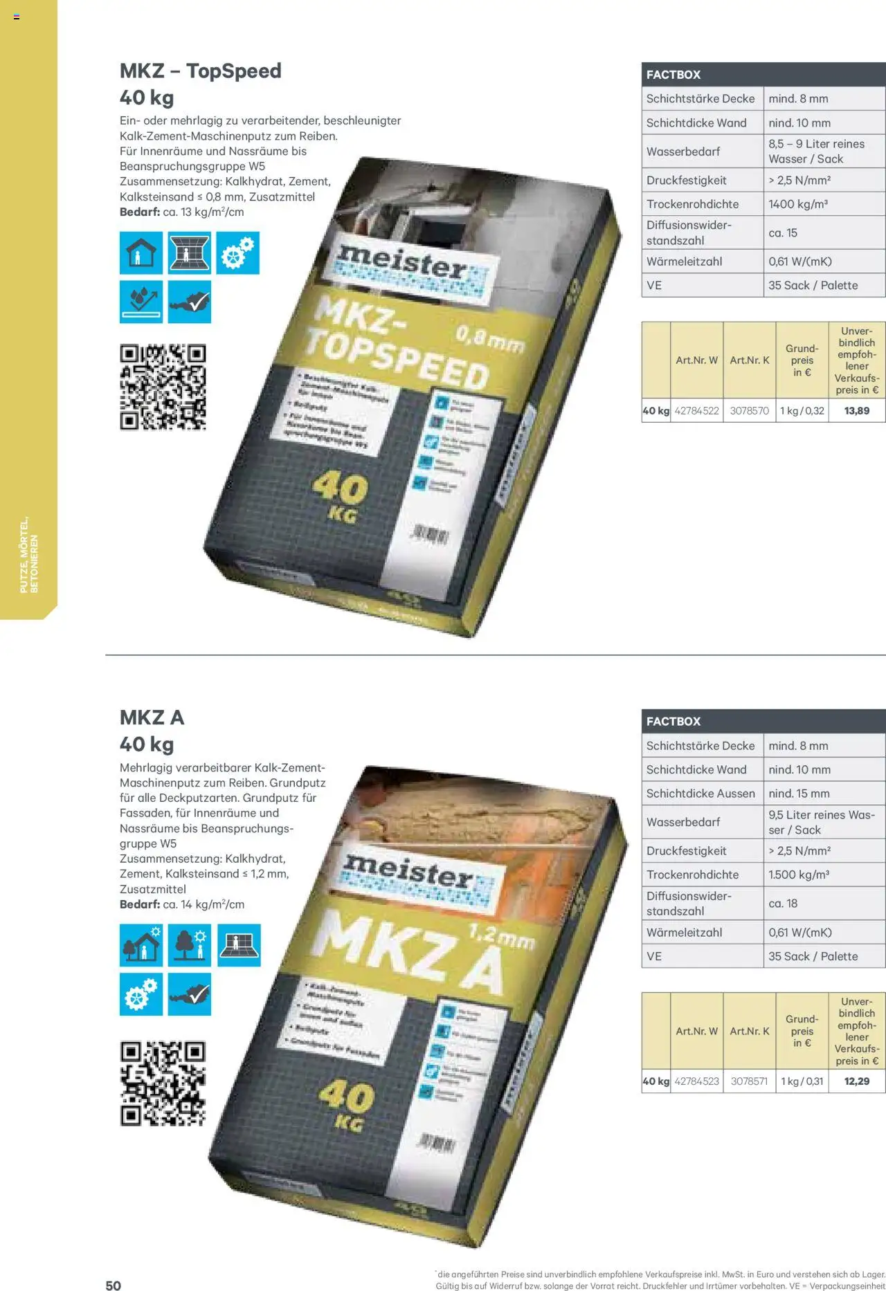 Lagerhaus meister Katalog 2025 - Seite 50- gültig ab 08.01.2025