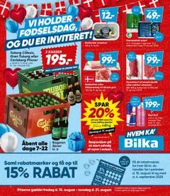 Forhåndsvisning Bilka - Tilbudsavis gyldig fra 15/08/2025