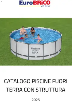 Anteprima Eurobrico Piscine Fuori Terra con Struttura catalogo valida dal 23/07/2025