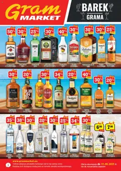 Podgląd Gram Market Gazetka - Barek ważny od 01.08.2025