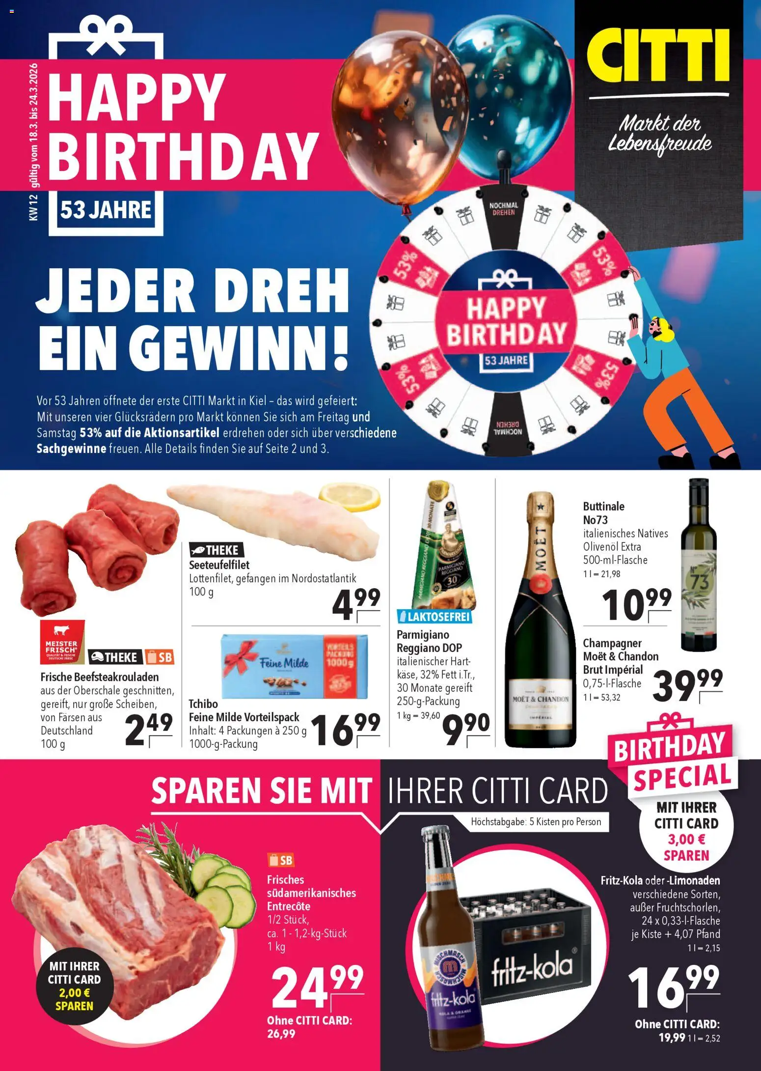 CITTI Markt Prospekt 	 - Seite 1 - gültig ab 18.03.2026