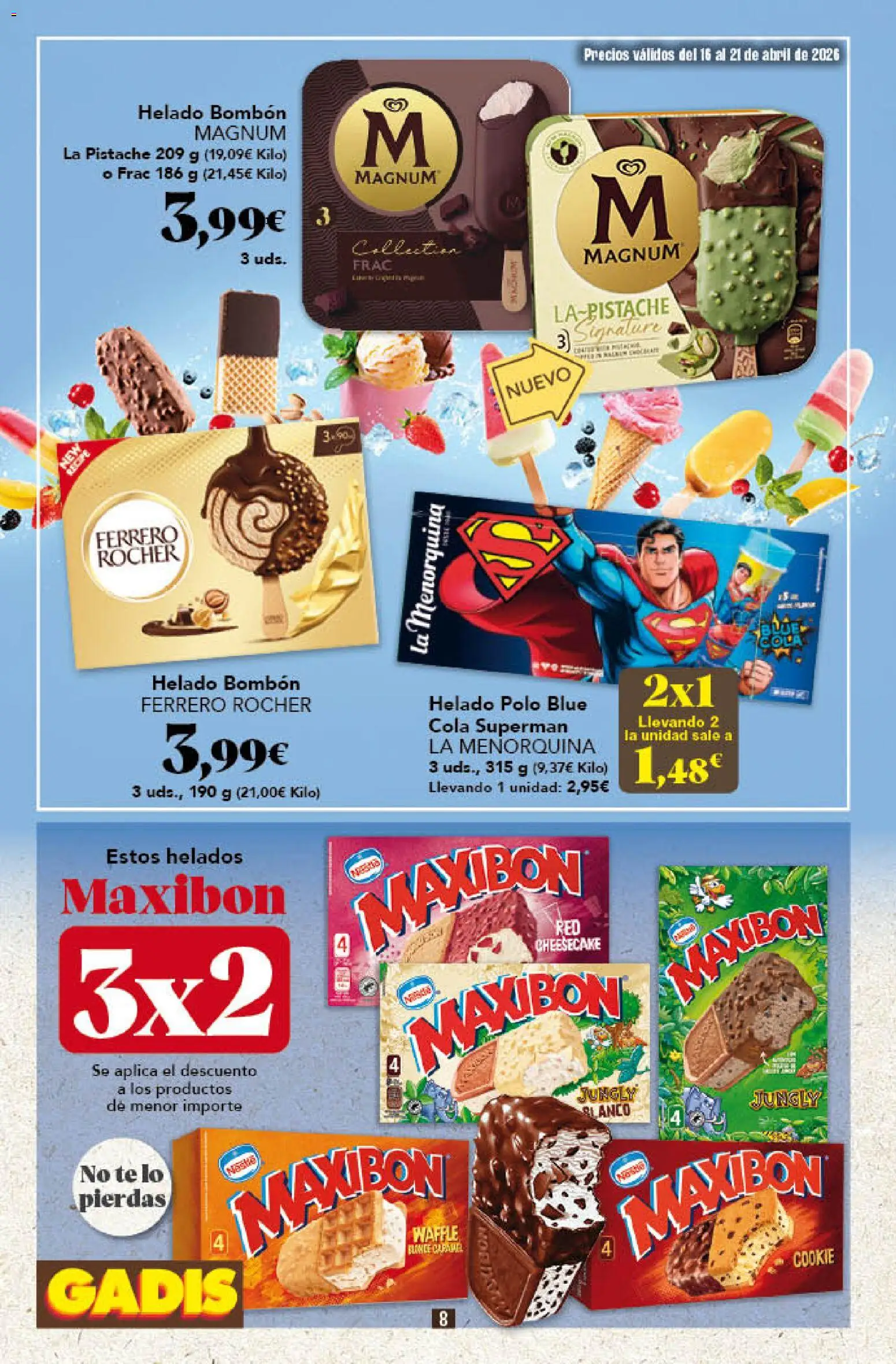 Gadis folleto - Página de 8 - Válido desde 16/04/2026