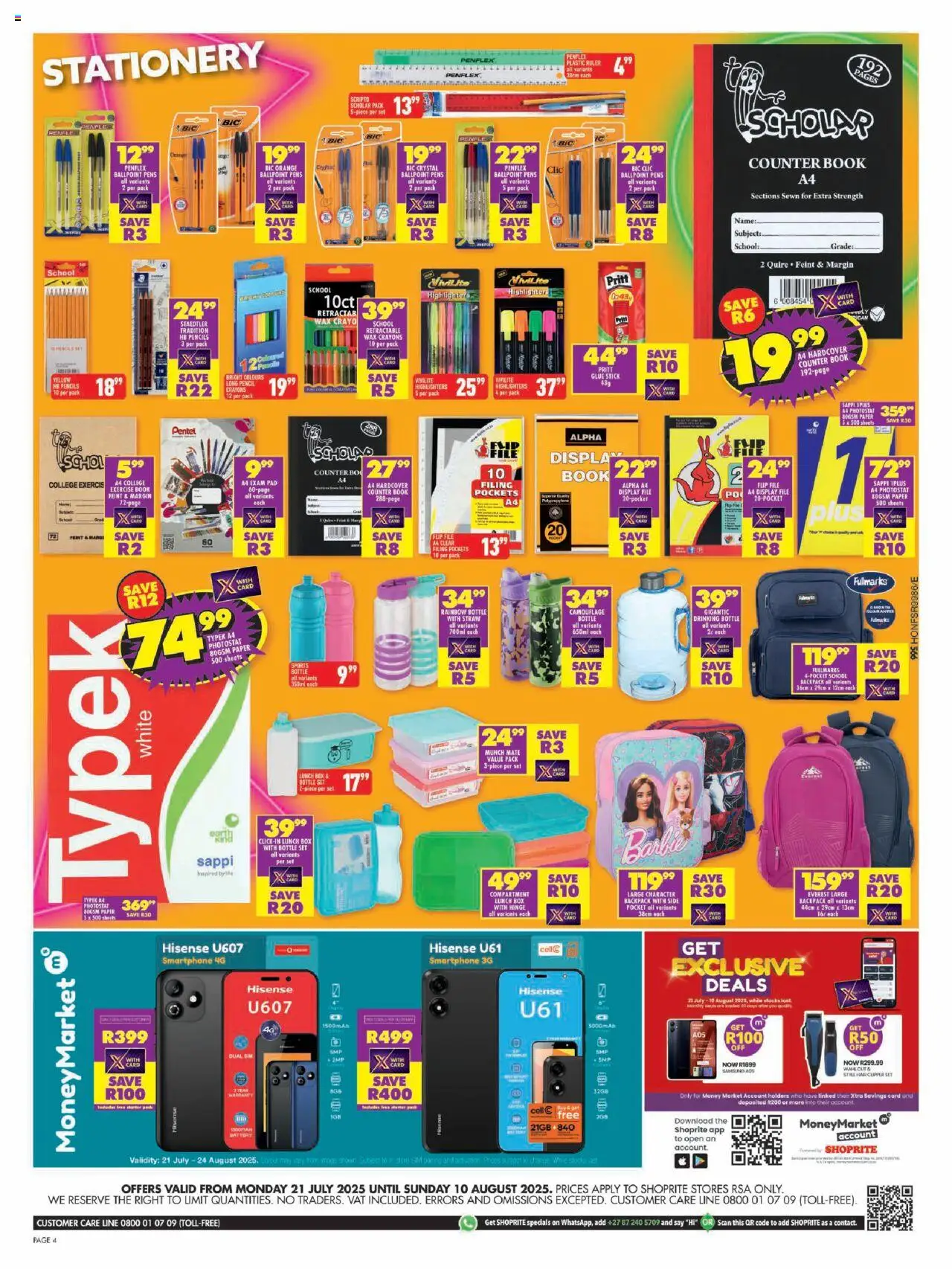 Shoprite Specials - page 4- valid from 21/07/2025