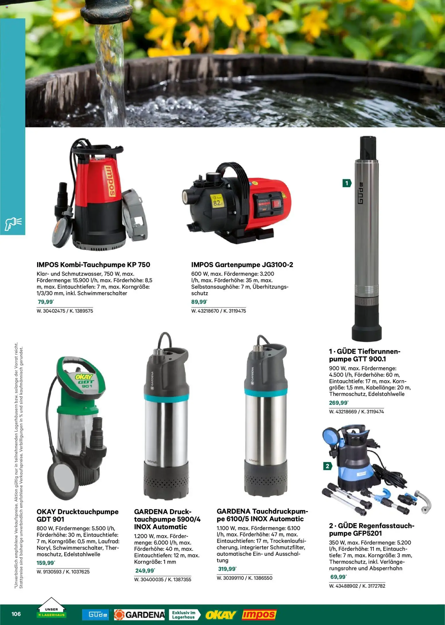 Lagerhaus  Garten und Freizeit Katalog 2026 - page 106- valid from 22.02.2026