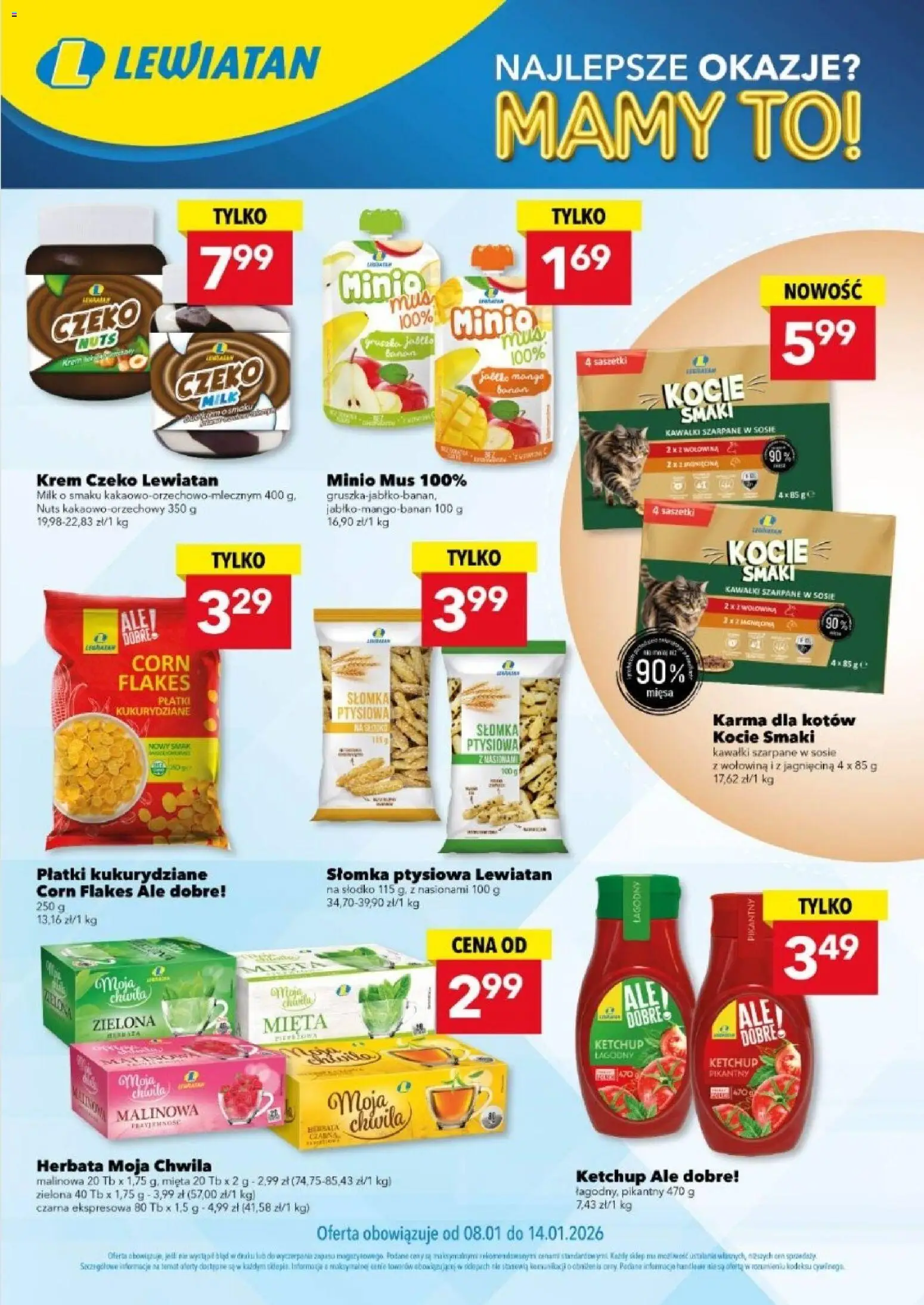 Lewiatan gazetka - Są okazje w Lewiatanie - strona 1- ważny od 08.01.2026