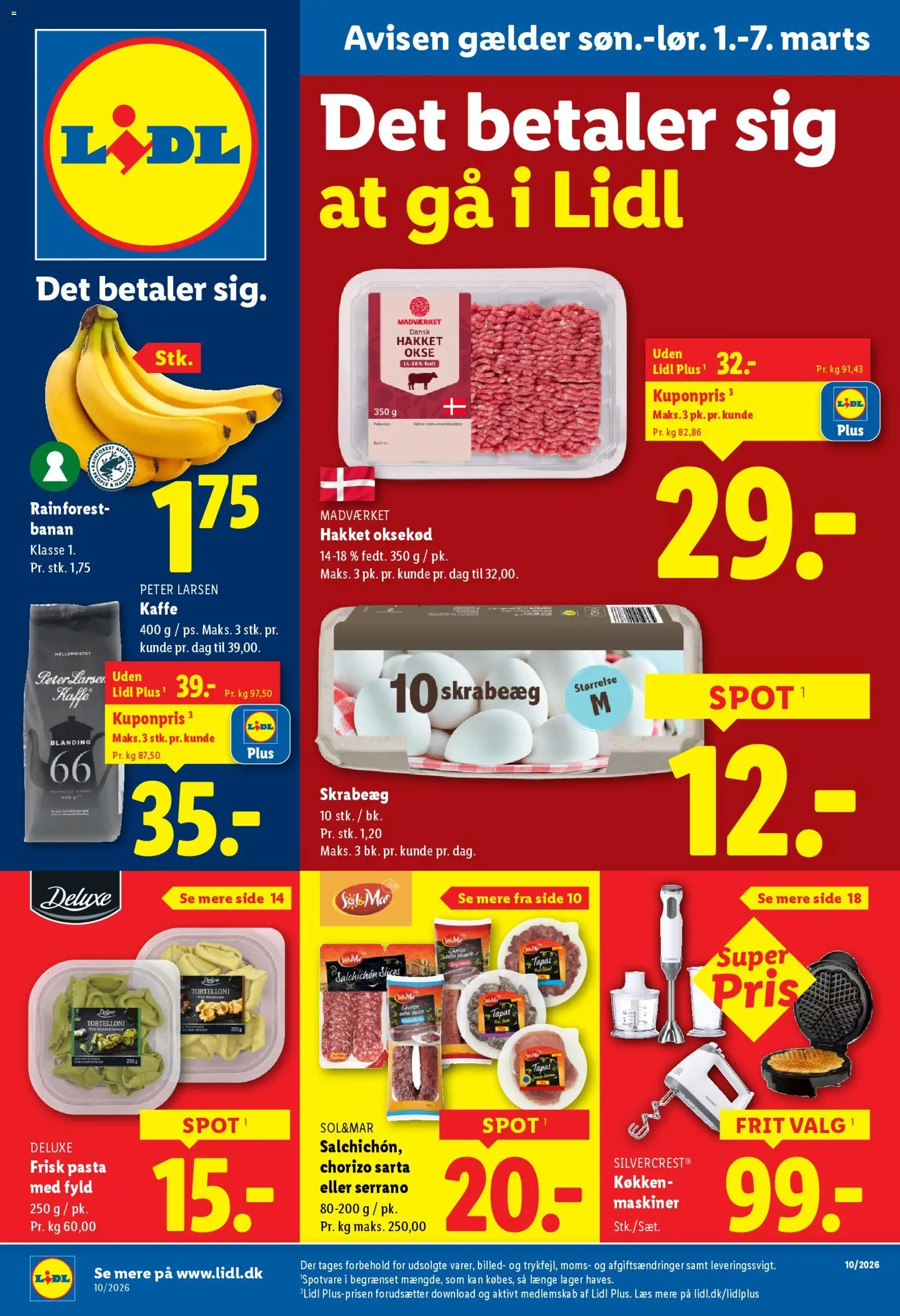 Lidl - Tilbudsavis - side 1- gyldig fra 01/03/2026
