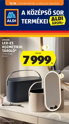 Előnézet Aldi - Középső sor termékei érvényes 2025.12.18.-tól