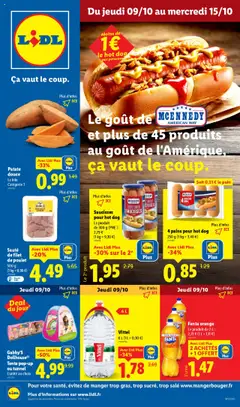 Aperçu LIDL catalogue semaine 41 valable à partir du 09/10/2025