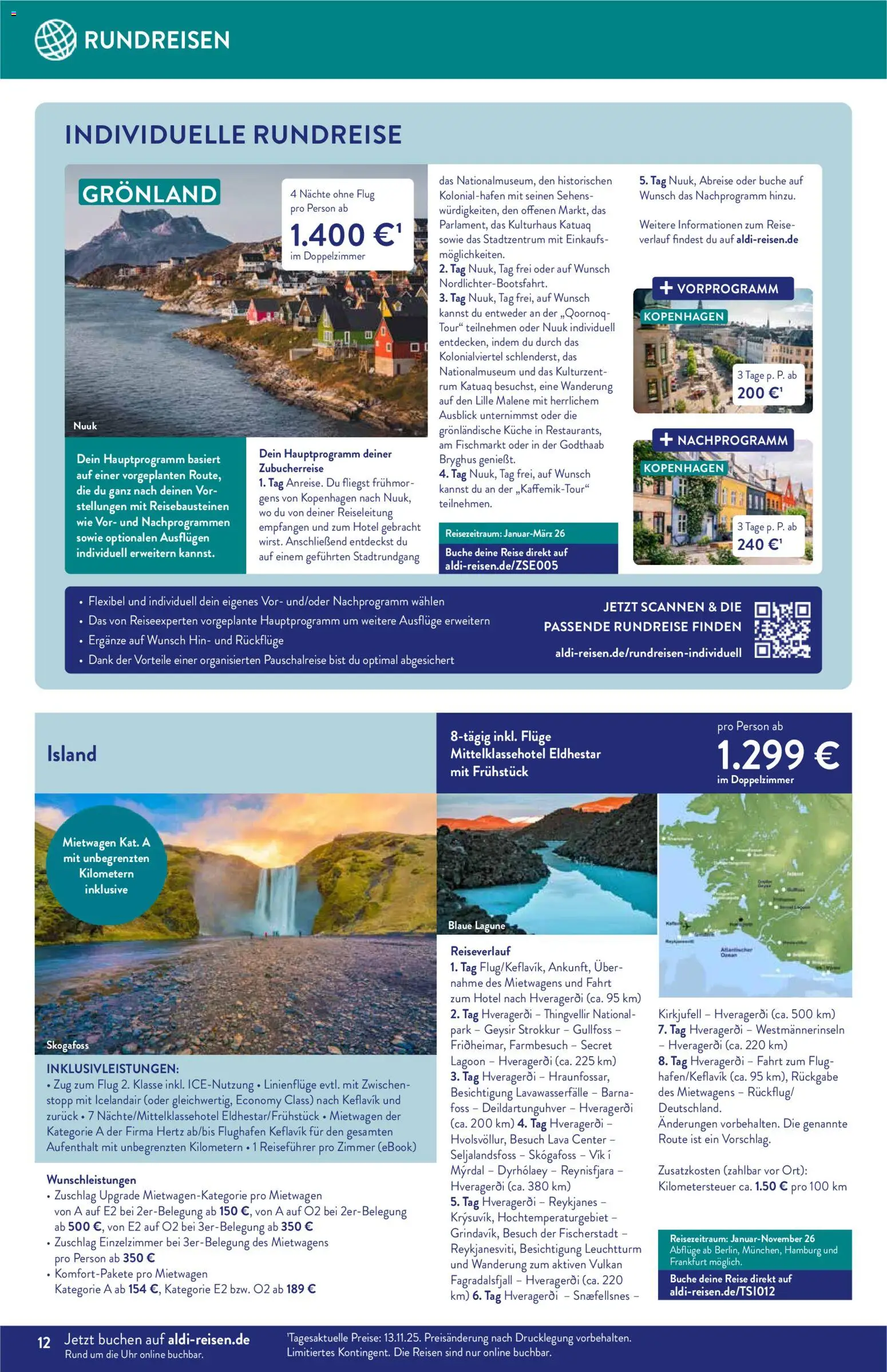 Aldi Reisen  Reisemagazin - Seite 12 - gültig ab 01.12.2025