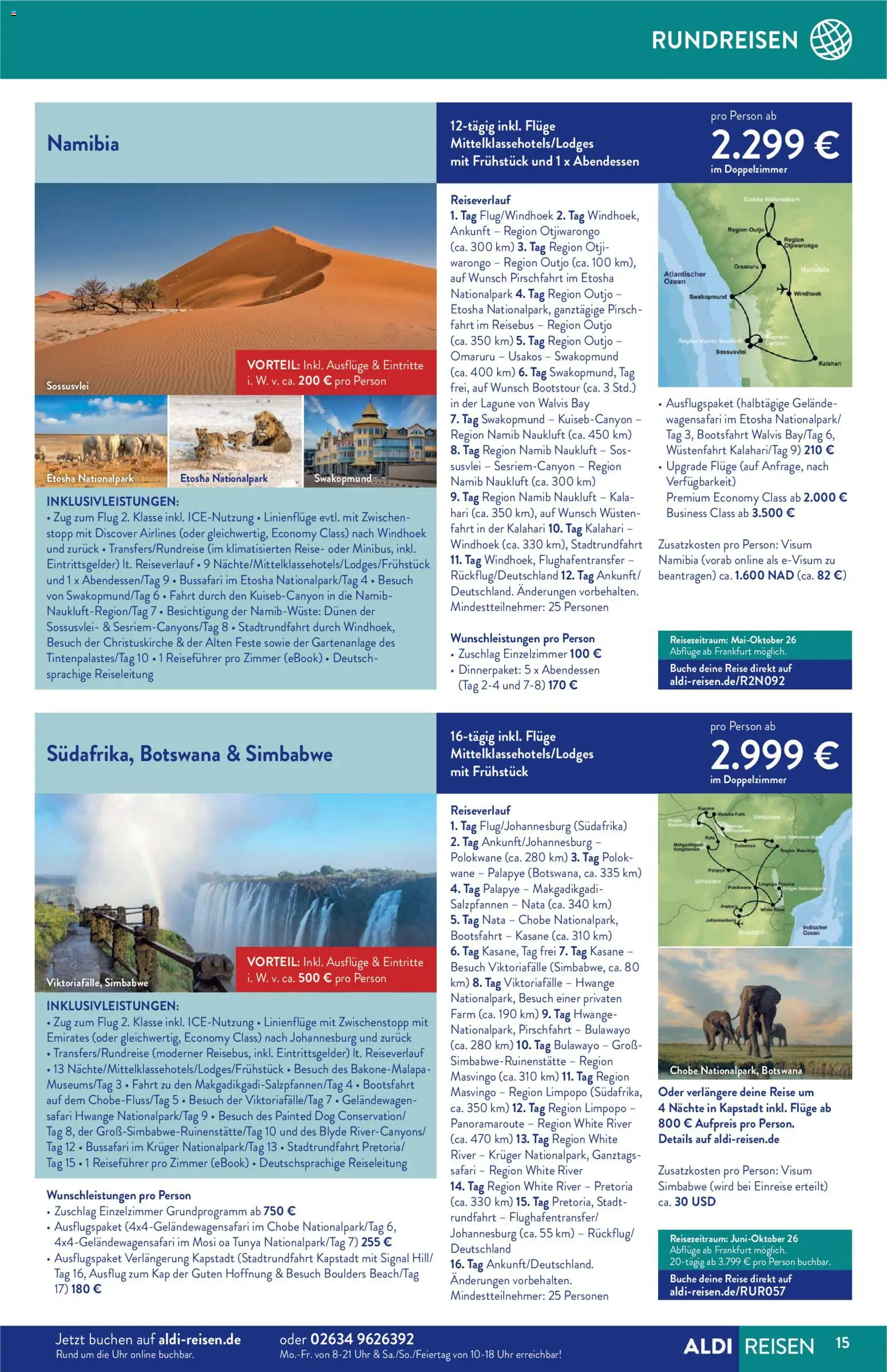 Aldi Reisen Prospekt 	 - Seite 15 - gültig ab 01.03.2026