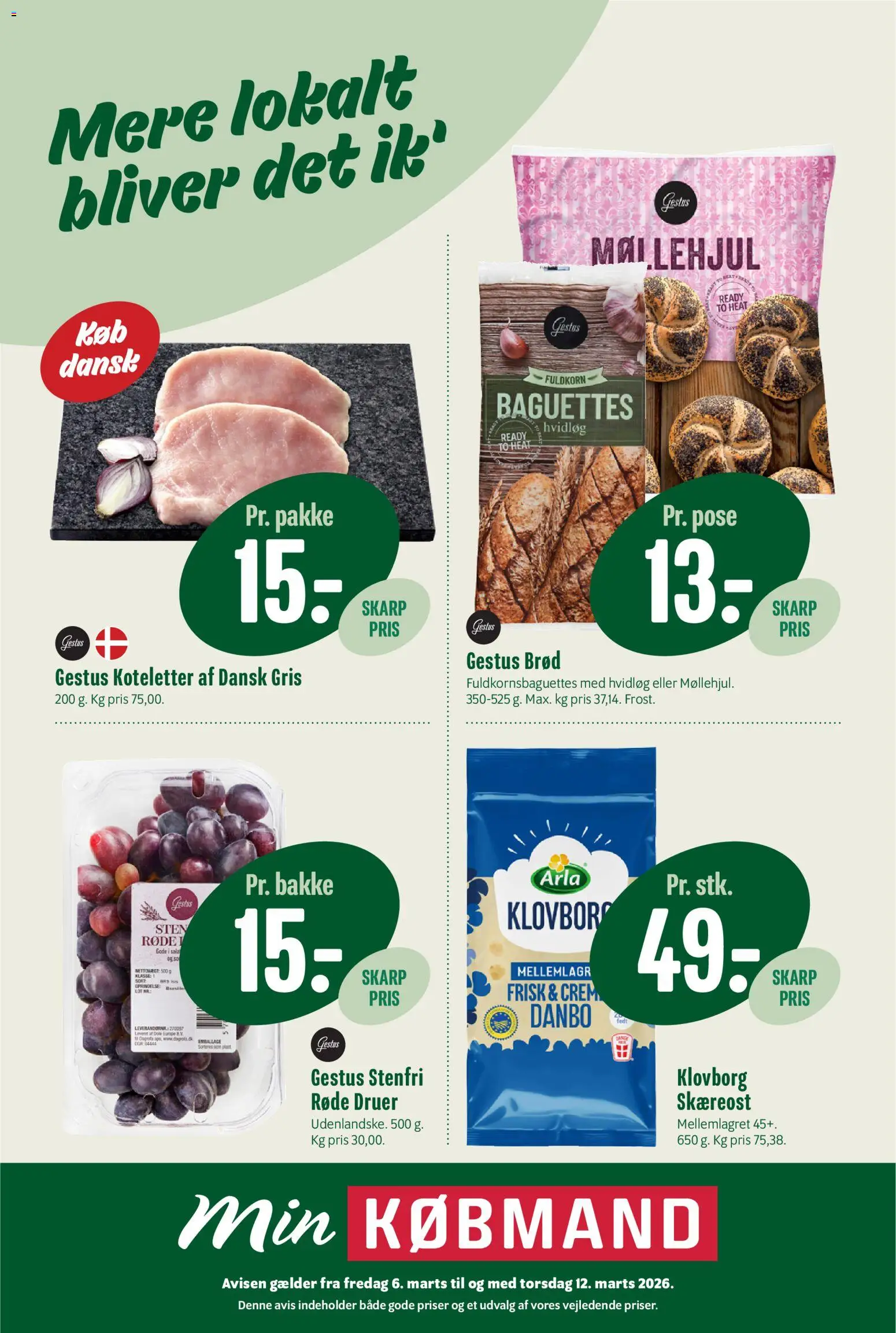 Min Købmand - Tilbudsavis uge 11 - side 1- gyldig fra 06/03/2026