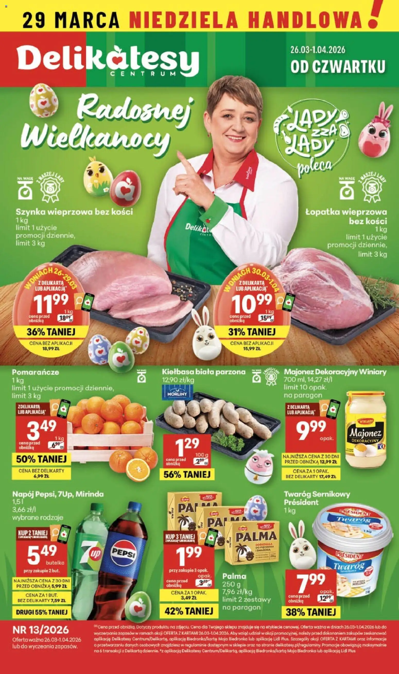 Delikatesy Centrum gazetka - strona 1- ważny od 26.03.2026