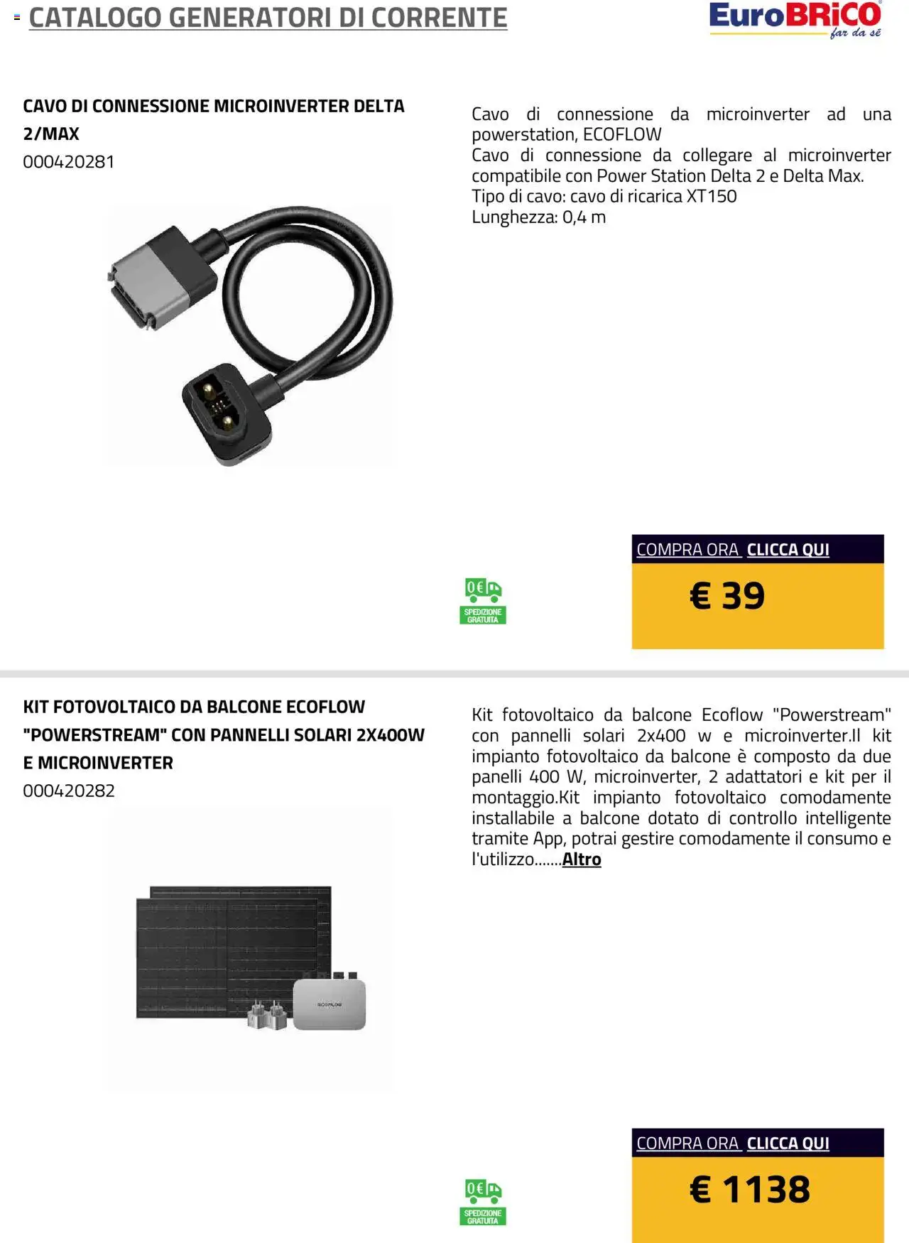 Eurobrico Generatori catalogo - pagina 21 - valido dal 23/07/2025