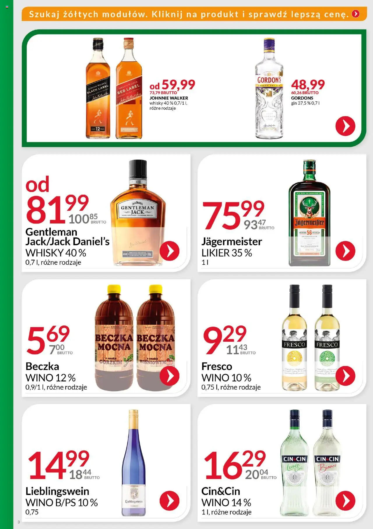 Eurocash Gazetka - Ofensywa Cenowa Alkoholowa - strona 3- ważny od 16.07.2025