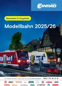 Vorschau Conrad  Modellbahn Katalog gültig ab 25.08.2025