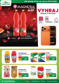 Náhled Tamda Foods leták platný od 01.10.2025